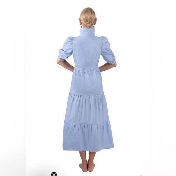 Gretchen Scott Ric Rac Roc Blue Maxi Dress - Picture 2 of 11